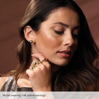 Electroform Domed Earrings - Image 3