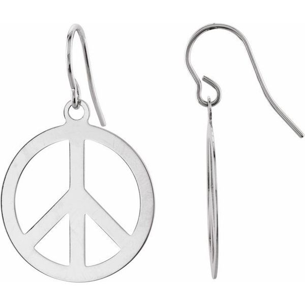Peace Sign Earrings