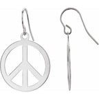 Peace Sign Earrings