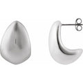 Electroform Teardrop Earrings