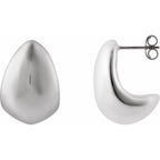 Electroform Teardrop Earrings