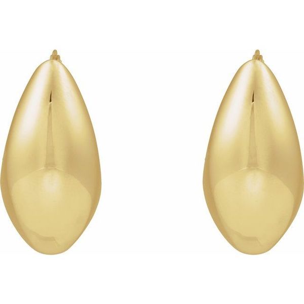 Electroform Hoop Earrings - Image 2