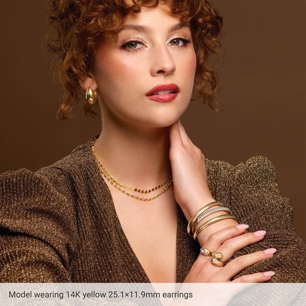 Electroform Hoop Earrings - Image 4