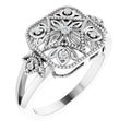 Granulated Filigree Ring