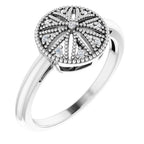 Granulated Filigree Ring