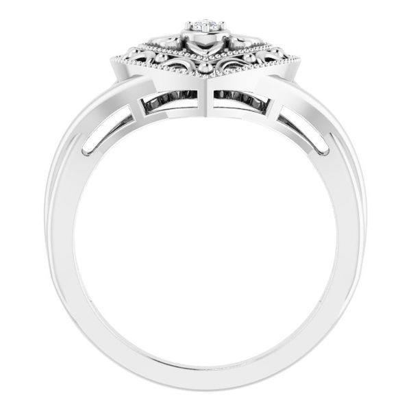 Filigree Heart Ring - Image 2