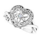 Filigree Heart Ring - Image 5