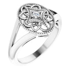 Granulated Filigree Ring
