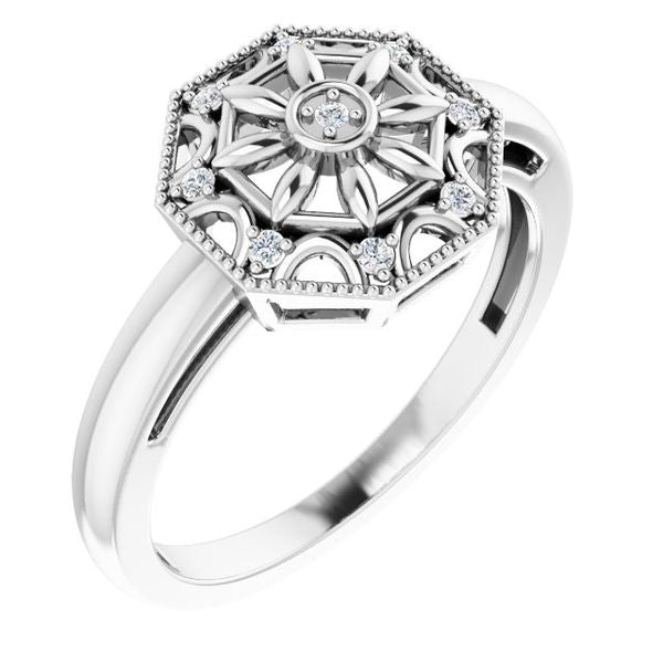 Granulated Filigree Ring