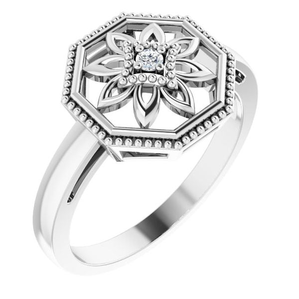 Granulated Filigree Ring