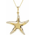 Accented Starfish Necklace