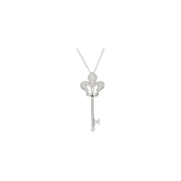 Fleur-de-lis Key Necklace