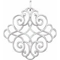 Filigree Scroll Pendant