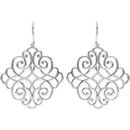 Filigree Scroll Earrings - Image 2