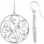 Filigree Scroll Earrings