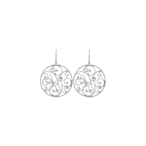 Filigree Scroll Earrings - Image 2