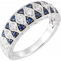 Granulated Accented Ring