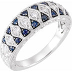 Granulated Accented Ring