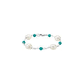 Accented Pearl Station Bracelet
