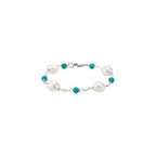 Accented Pearl Station Bracelet