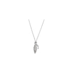 Accented Heart Lock Necklace - Image 2