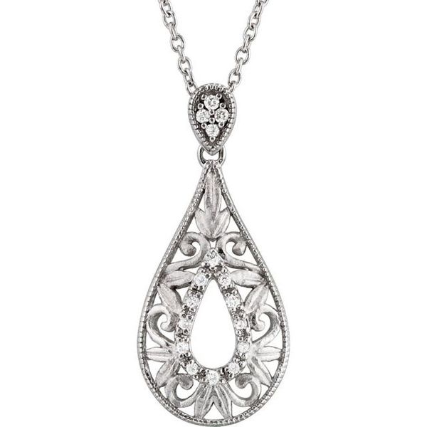 Accented Filigree Necklace
