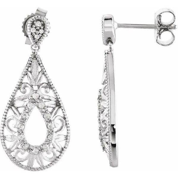 Accented Filigree Earrings