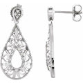 Accented Filigree Earrings