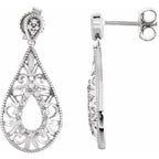 Accented Filigree Earrings