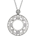 Accented Circle Necklace