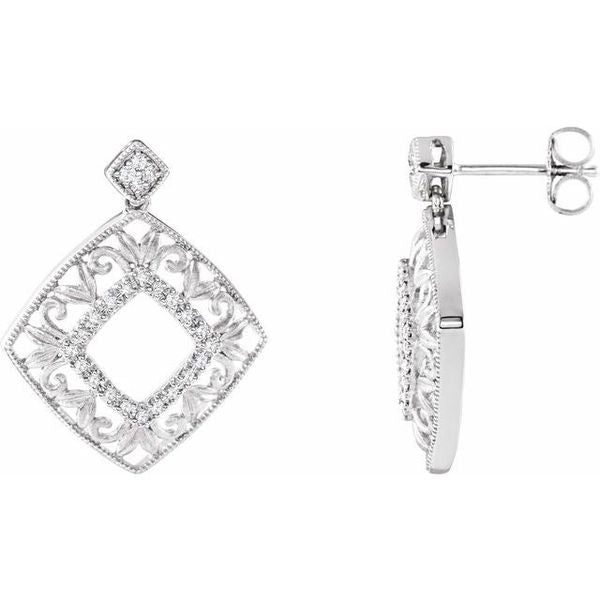 Accented Filigree Earrings