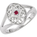 Granulated Filigree Ring