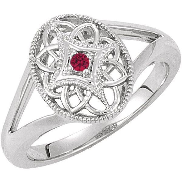 Granulated Filigree Ring