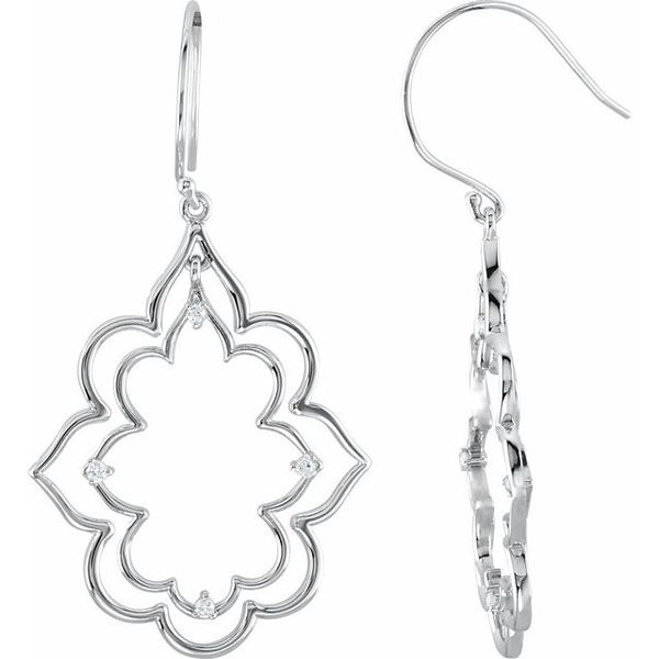 Accented Silhouette Earrings