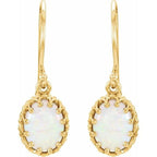 Cabochon Crown Earrings - Image 2