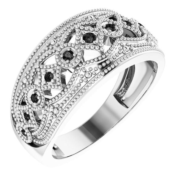 Granulated Filigree Ring