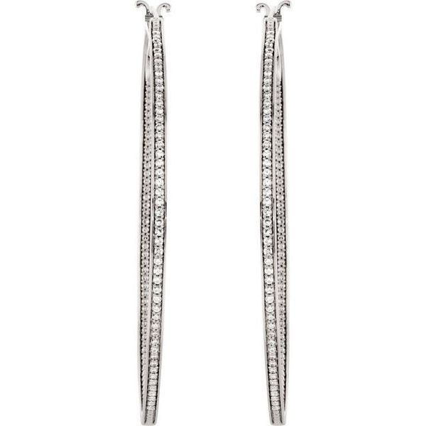 Inside-Outside Hoop Earrings - Image 2