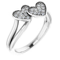 Youth Double Heart Ring
