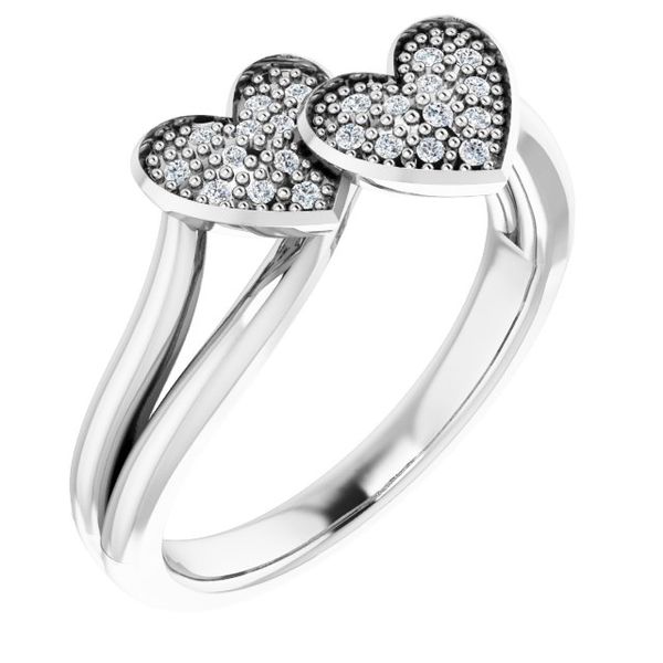Youth Double Heart Ring