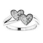Youth Double Heart Ring - Image 3