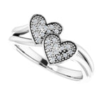 Youth Double Heart Ring - Image 5