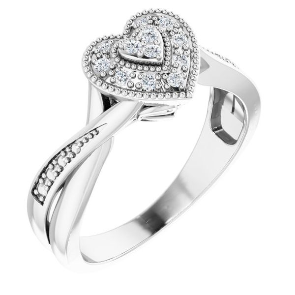 Accented Heart Ring