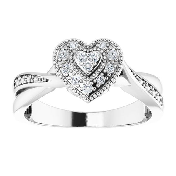 Accented Heart Ring - Image 3