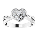 Accented Heart Ring - Image 3