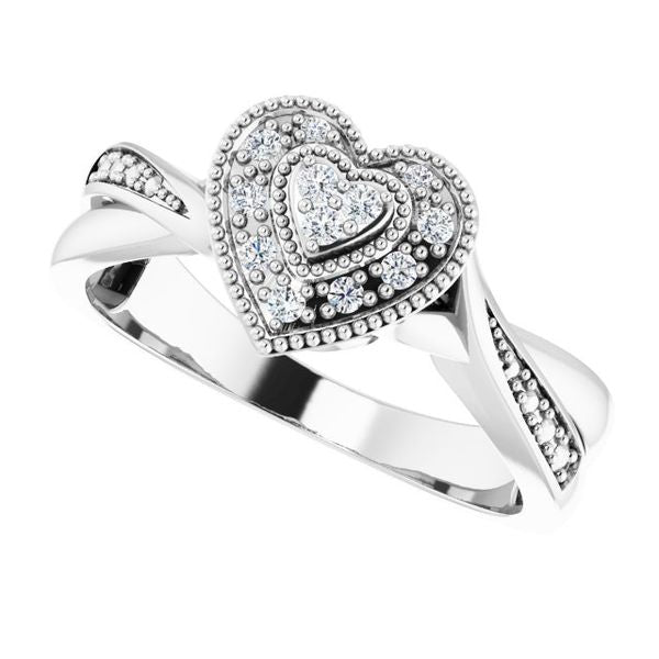 Accented Heart Ring - Image 5