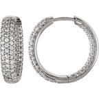 Inside-Outside Huggie Hoop Earrings