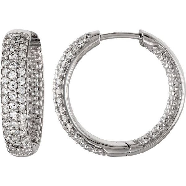 Inside-Outside Huggie Hoop Earrings