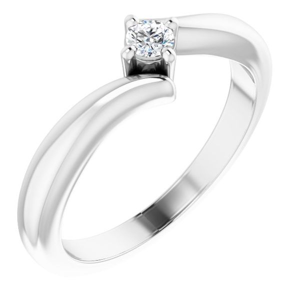 Solitaire Bypass Ring