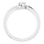 Solitaire Bypass Ring - Image 2