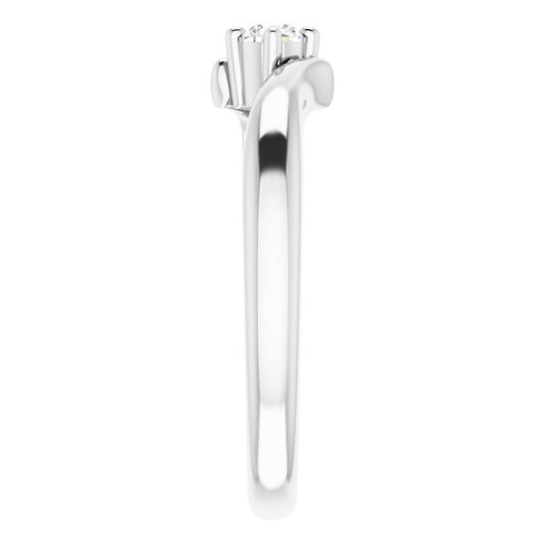 Solitaire Bypass Ring - Image 4